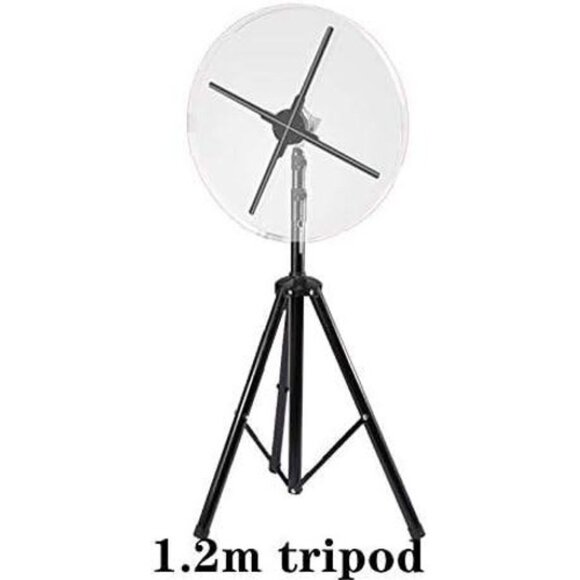 HD‎ 3D Hologram Fan & Projector, 20.5" Display with WiFi, Bluetooth, 1500 Video - Picture 9 of 10